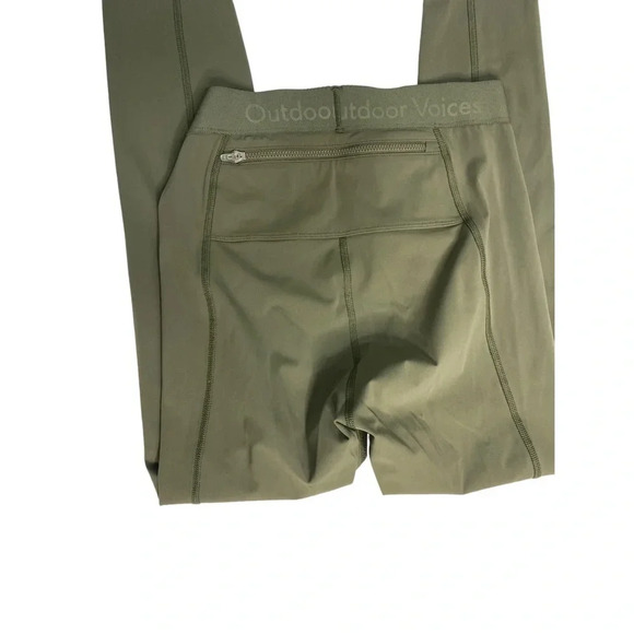 Outdoor Voices full length olive green legging size small - Picture 4 of 5